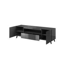 Cama TV stand REJA graphite grey gloss / graphite grey gloss