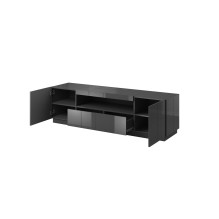 Cama TV stand REJA graphite grey gloss / graphite grey gloss