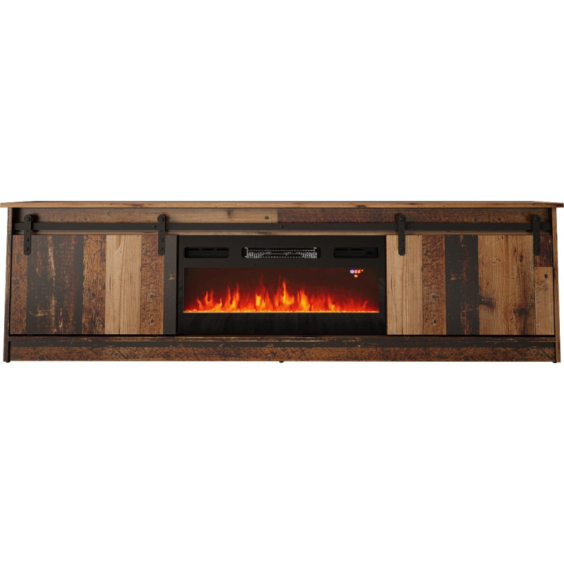 RTV GRANERO + fireplace cabinet 200x56.7x35 old wood