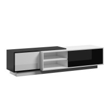 Cama TV cabinet SIGMA1 180 white / black gloss