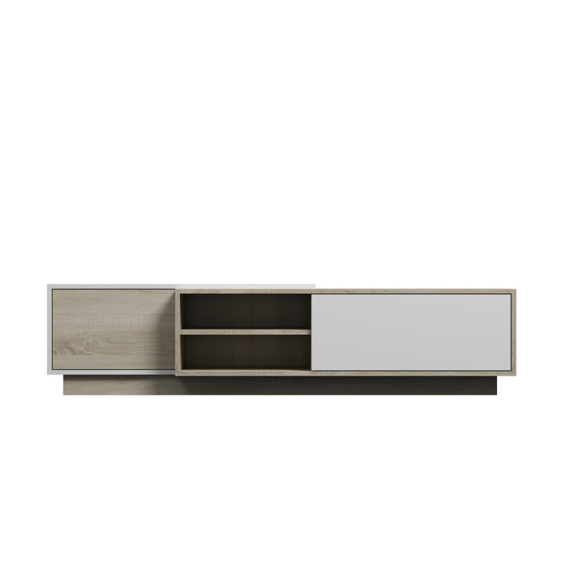 Cama TV cabinet SIGMA1 180 sonoma oak / white gloss