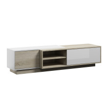 Cama TV cabinet SIGMA1 180 sonoma oak / white gloss