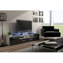 Cama TV stand EVORA 200 white / black gloss