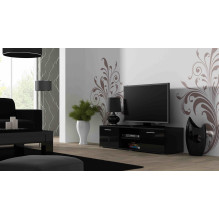 Cama TV stand SOHO 140 black / black gloss