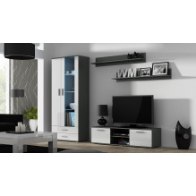 Cama TV stand SOHO 140 grey / white gloss