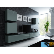 Cama TV Stand VIGO '180' 30 / 180 / 40 grey / grey gloss