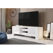 Cama TV stand WEST 42 / 130 / 42 white / white gloss