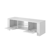 Cama TV stand WEST 42 / 130 / 42 white / white gloss