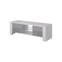 Cama TV stand WEST 42 / 130 / 42 white / grey gloss