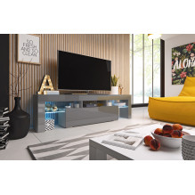 Cama TV stand TORO 158 grey / grey gloss