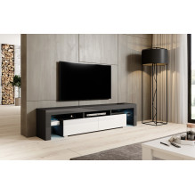 Cama TV stand TORO 200 grey / white gloss