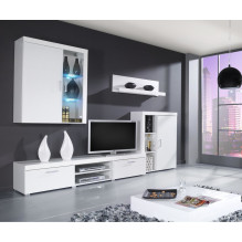 Cama TV stand 200 SAMBA white / white gloss