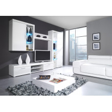 Cama TV stand 200 SAMBA white / white gloss