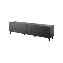 RTV cabinet ETNA 200x42x52 matte black