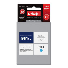 Activejet AH-951CRX Ink Cartridge (replacement for HP 951XL CN046AE Premium 25 ml cyan)