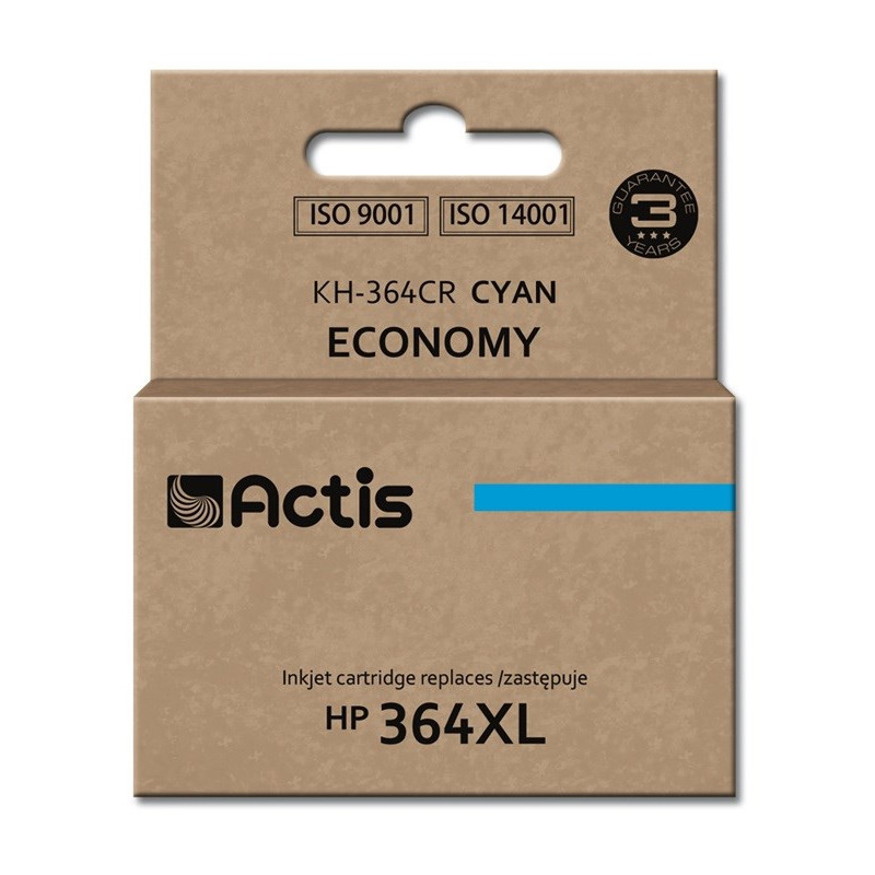 Actis KH-364CR ink (replacement for HP 364XL CB323EE Standard 12 ml cyan)