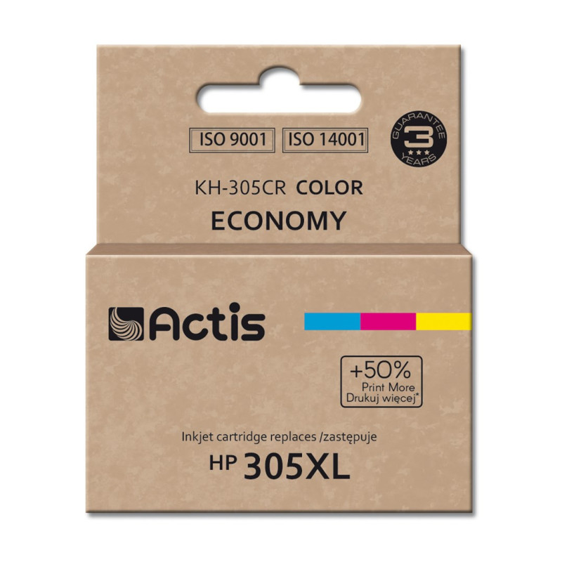 Actis KH-305CR Ink Cartridge (replacement for HP 3YM63AE Standard 18 ml colour)