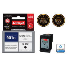 Activejet AH-901BRX Ink (replacement for HP 901XL CC654AE Premium 20 ml black)