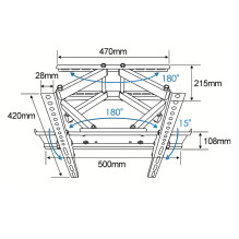 Esperanza ERW004 TV mount 26-70'' up to 55kg