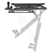 Maclean MC-880 Electric Ceiling TV Mount, 32&quot;-70&quot; 35kg max + Remote Control max VESA 600x411