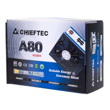 Chieftec CTG-650C maitinimo blokas 650 W 24 kontaktų ATX ATX Black