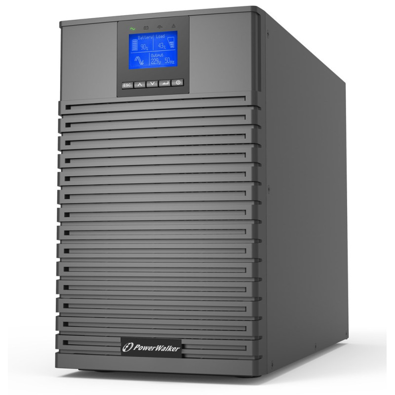 „PowerWalker VFI 3000 ICT IoT“ dviguba konversija (prisijungus) 3 kVA 3000 W 9 kintamosios srovės lizdas (-iai)