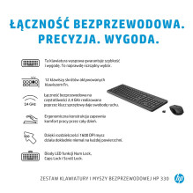 HP 330 belaidės pelės ir klaviatūros derinys