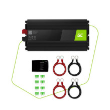 Green Cell INV21 maitinimo adapteris / inverteris Auto 6000 W Black