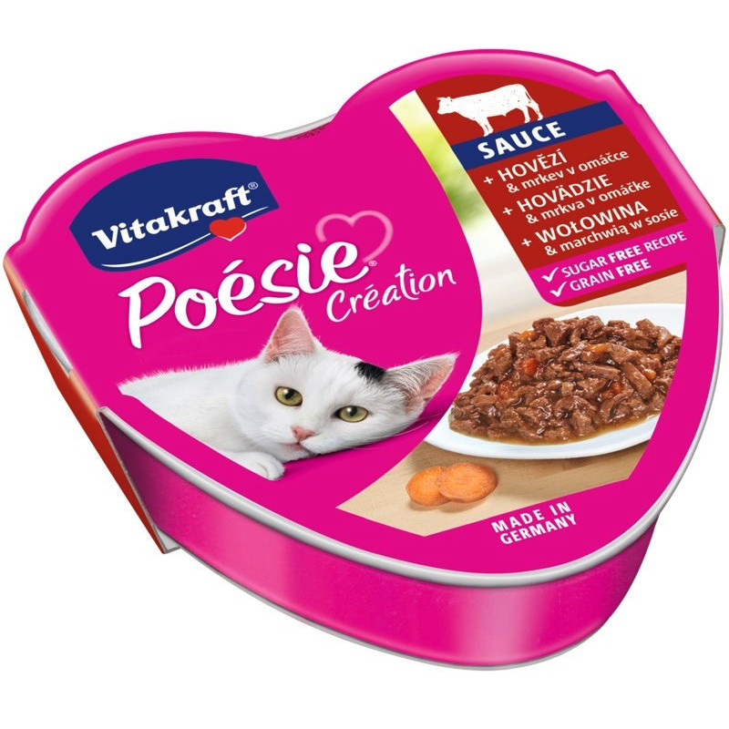 VITAKRAFT POESIE CREATION SOS beef / carrot - wet cat food - 85 g