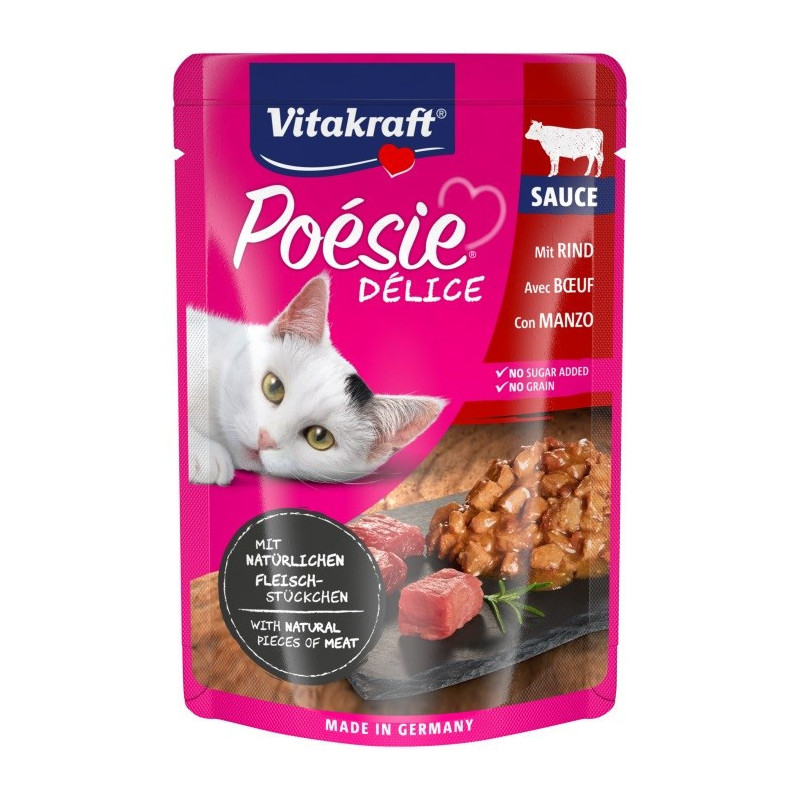 VITAKRAFT POESIE DELICE beef - wet cat food - 85 g