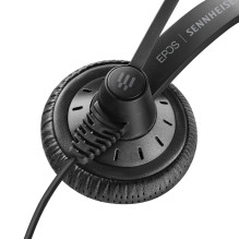 EPOS , SENNHEISER IMPACT SC 75 USB MS laisvų rankų įranga Laidinė galvos juosta Jungtis / Muzika A tipo USB juoda