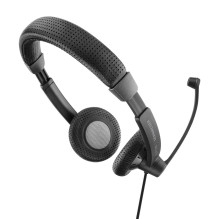 EPOS , SENNHEISER IMPACT SC 75 USB MS laisvų rankų įranga Laidinė galvos juosta Jungtis / Muzika A tipo USB juoda