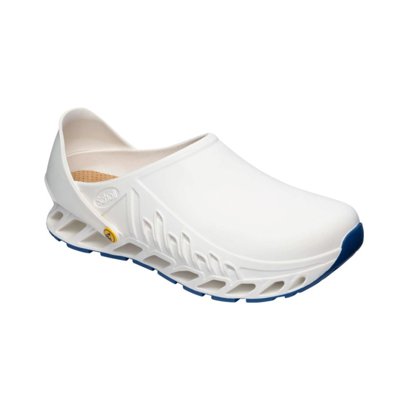 Scholl Evoflex - unisex clogs white, size 45