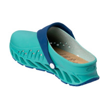 Scholl Evoflex - unisex clogs green, size 36