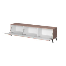 Cama RTV NOVA spintelė 186x40x48 rožinė matinė