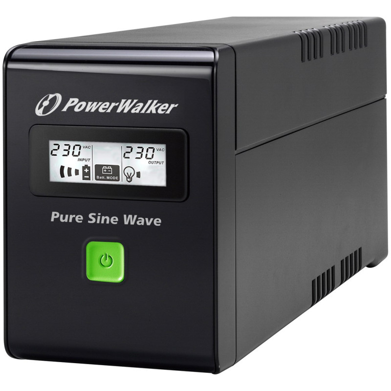 „PowerWalker VI 600 SW FR Line-Interactive“ 0,6 kVA 360 W 2 kintamosios srovės lizdas (-iai)