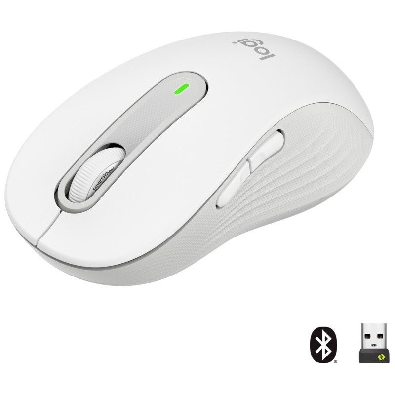 Logitech Signature M650 L Belaidė pelė 2000 DPI, balta