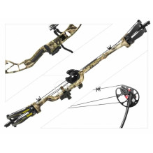 Poe Lang Rex Quad 25-45lb 28' pulley bow , camo