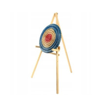 Round straw archery mat 65 cm - painted target zones