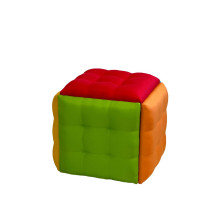 Puff-transformer 5in1 - 5 stools in 1 multicolour pouffe