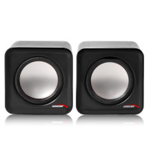 Audiocore AC870 B 2 krypčių 3 W juodas, pilkas laidinis