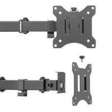 Maclean MC-883 monitor mount / stand 81.3 cm (32&quot;) Clamp Black