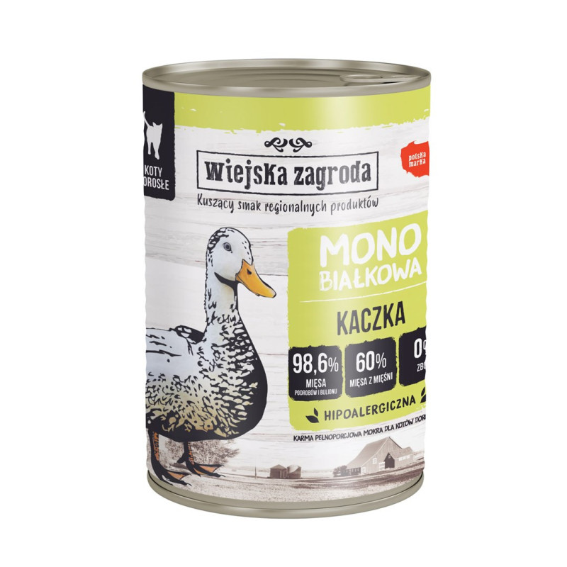 COUNTRY FARM Monoprotein Duck - wet cat food - 400g