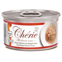 CHERIE Tuna with shrimp mix in gravy - wet cat food - 80g