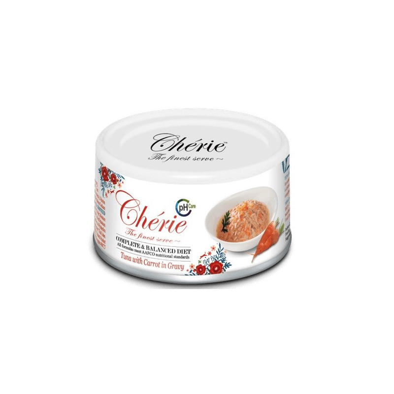 CHERIE Tuna with carrots - wet cat food - 80g