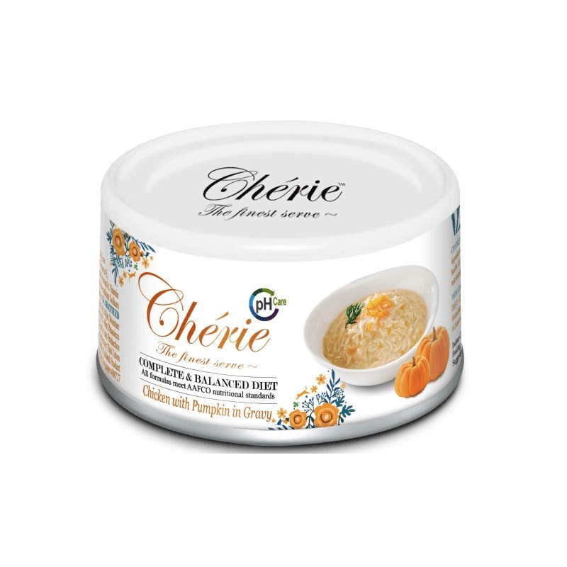 CHERIE Chicken with pumpkin - wet cat food - 80g