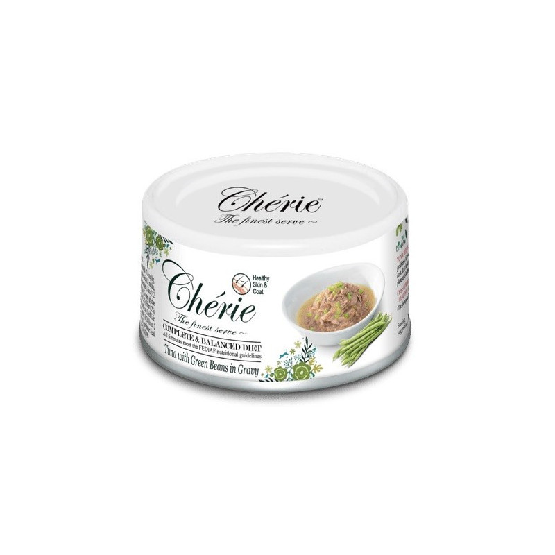 CHERIE Tuna with green beans - wet cat food - 80g