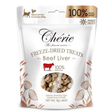 CHERIE Freeze-dried beef liver pieces - cat treats - 30g