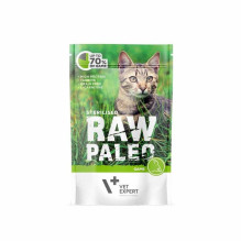 RAW PALEO Adult Cat Sterilised Game - wet cat food - 100 g