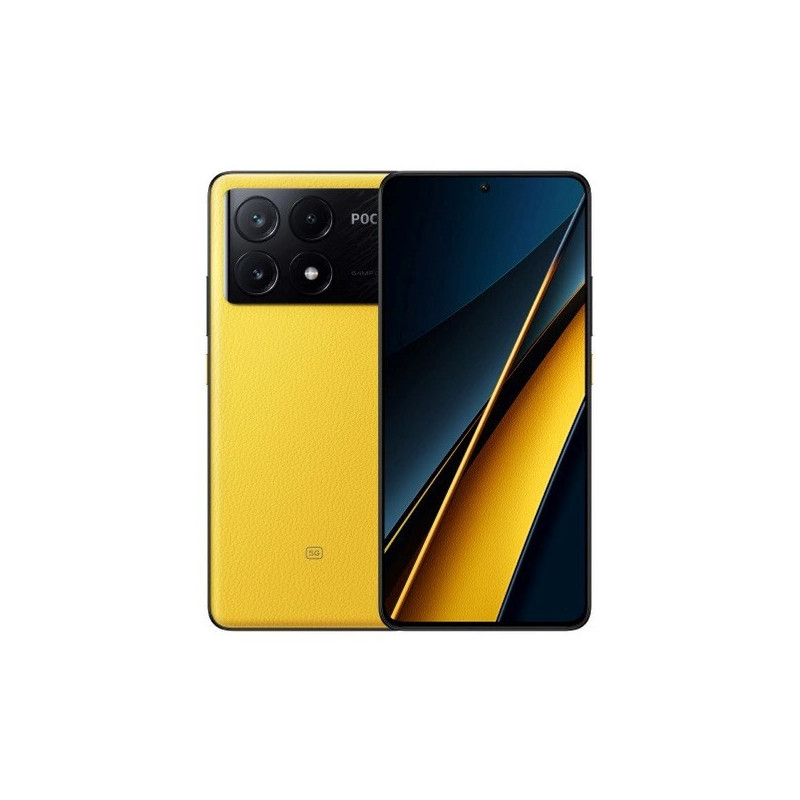 POCO X6 Pro 5G 16.9 cm (6.67&quot;) Dual SIM USB Type-C 8 GB 256 GB 5000 mAh Yellow